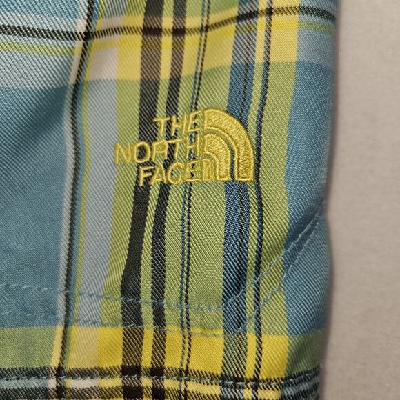 The North Face Board Shorts Y2K Plaid Swim Trunk Surfing Beach Vacation Size 6 - Picture 7 of 12